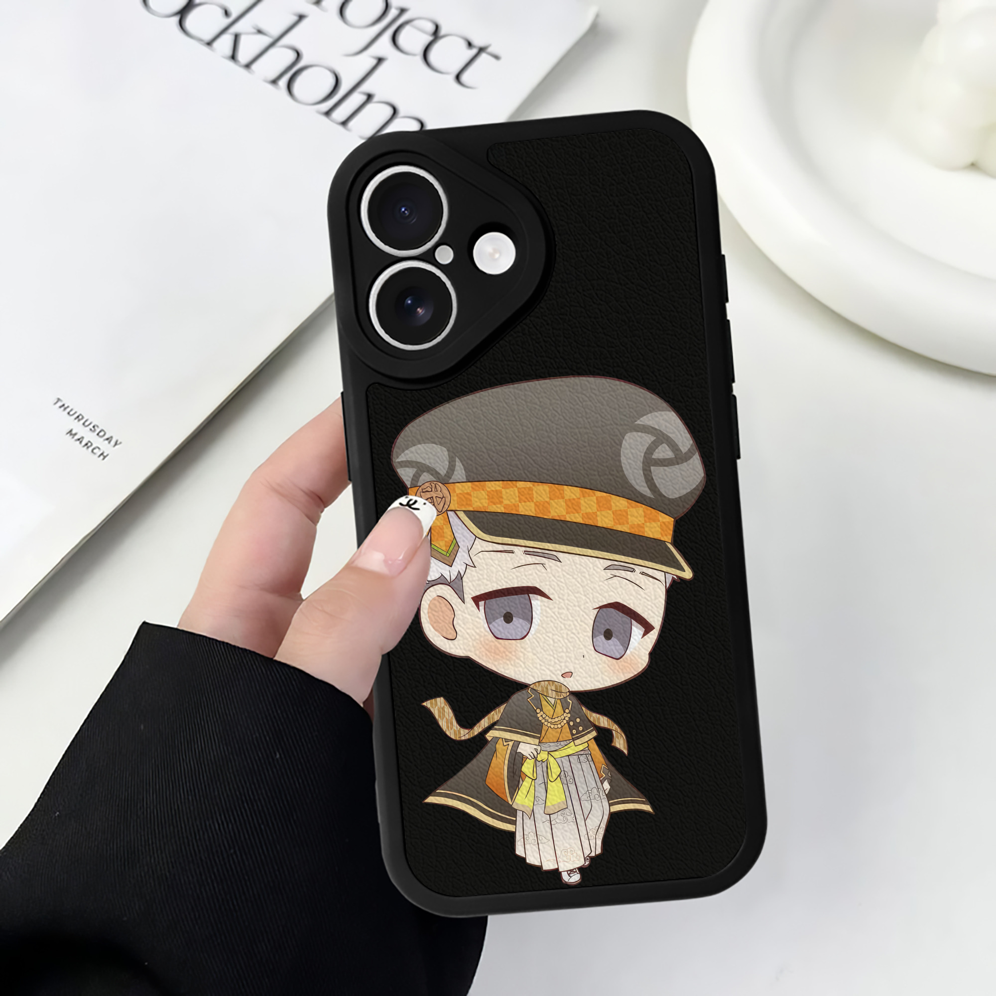（画像用） 東京リベンジャーズ Tokyo Revengers 【iPhone 16シリーズ対応】シリコンスマホケース（レザー調） 材質：シリコン